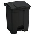 Pinpoint Large Capacity Plastic Step-On Receptacle  23 gal  Black PI39930